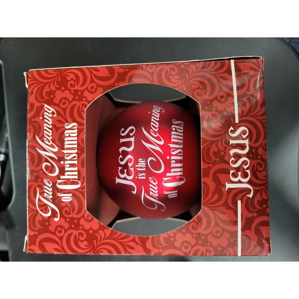 True Meaning of Christmas Jesus Ornament